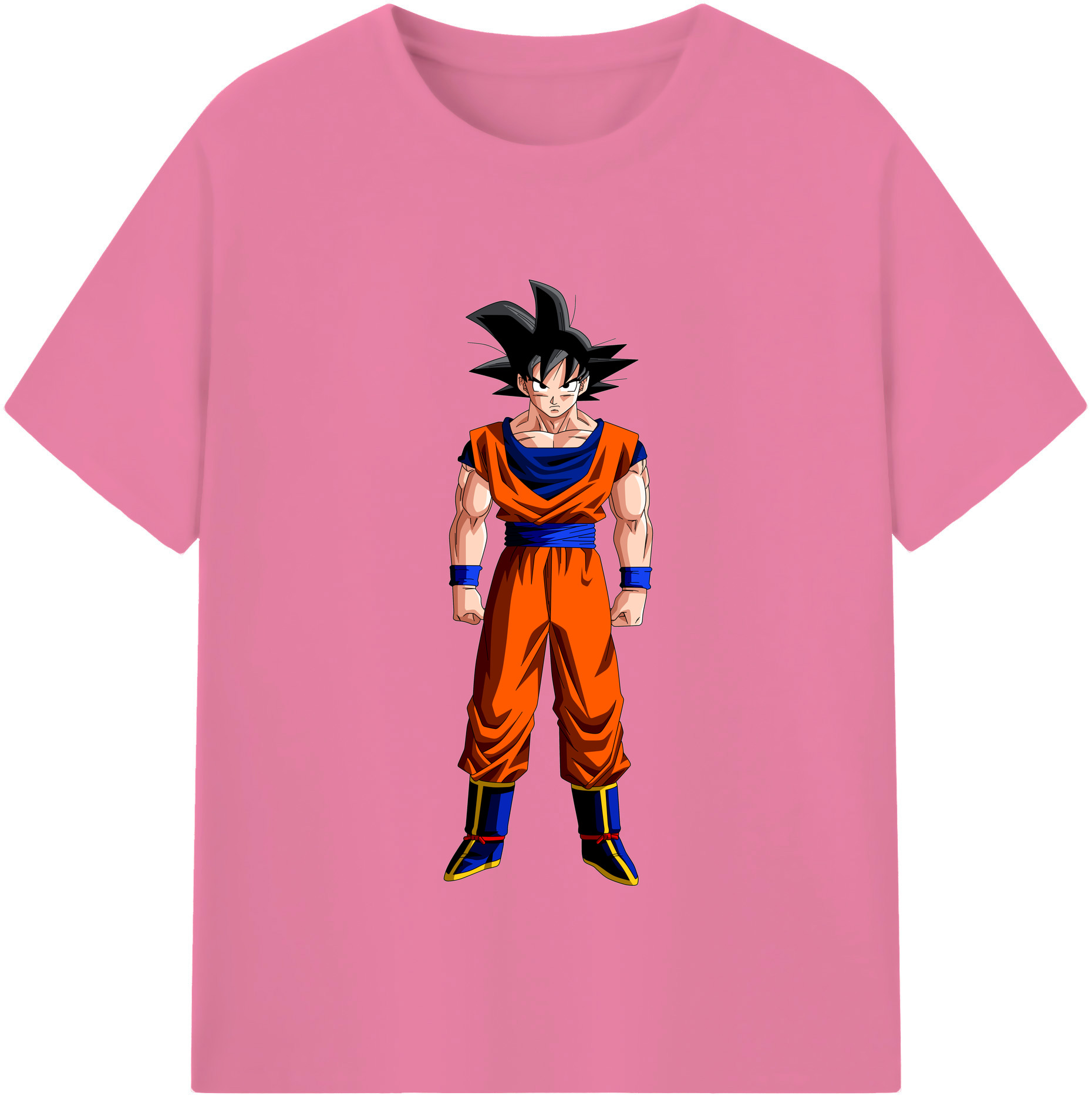 （画像用） ドラゴンボール 孫悟空（そん ごくう）Son Goku カカロット DRAGON BALL Kakarotto 綿100％半袖Tシャツ（フロントプリント）